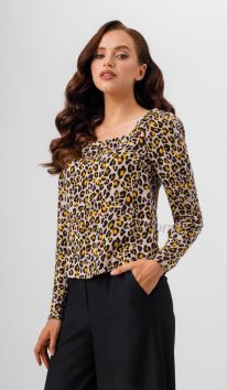 Блузка леопардовий принт