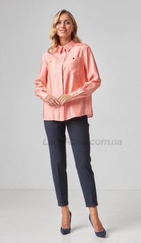 Сорочка жіноча персикового кольору