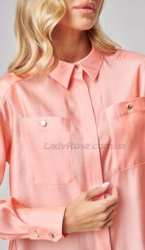 Сорочка жіноча персикового кольору