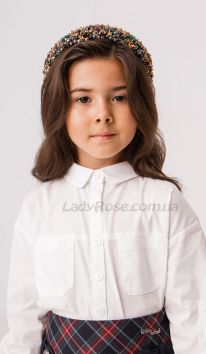 Блузка - сорочка для дівчинки класична